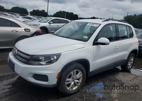 2017 Volkswagen Tiguan S из США, поврежденный, VIN WVGBV7AX2HK012760